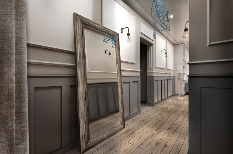 MDF-vægpanel Modern 2 m