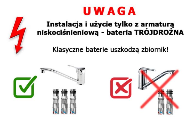 Trykløs Vandvarmer Under Vask 5 Liter BOI 5U 204616