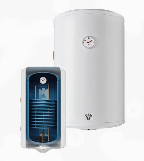 Vandvarmer med Spiral 50 Liter Vandret Venstre | 8023945220359