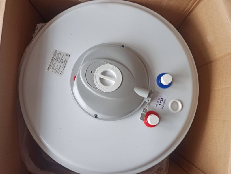 Vandvarmer med Spiral 50 Liter Hvid