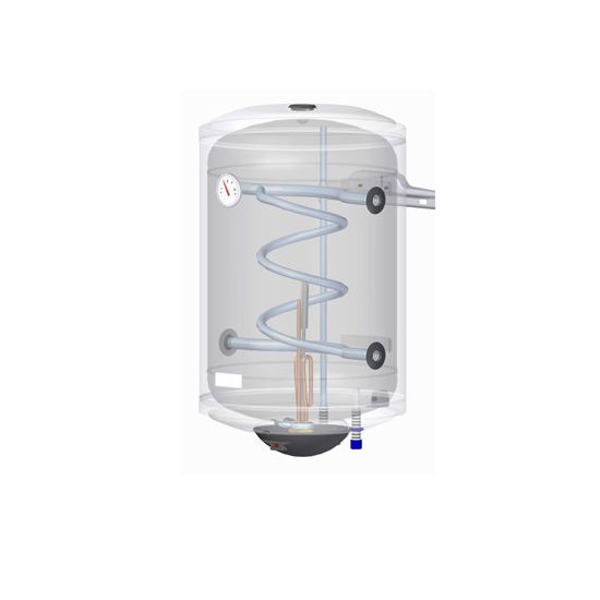 Vandvarmer 50 Liter med Spiral og Elpatron