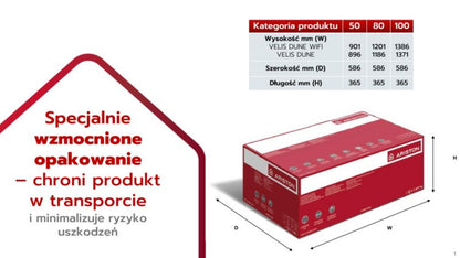 Elektrisk Vandvarmer Velis Dune 100 EU Flad 80 Liter 1,5 kW