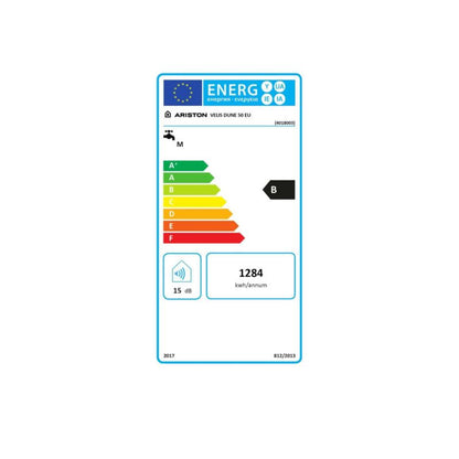 Elektrisk Vandvarmer Flad 45 Liter 1,5 kW 51x78 cm Hvid