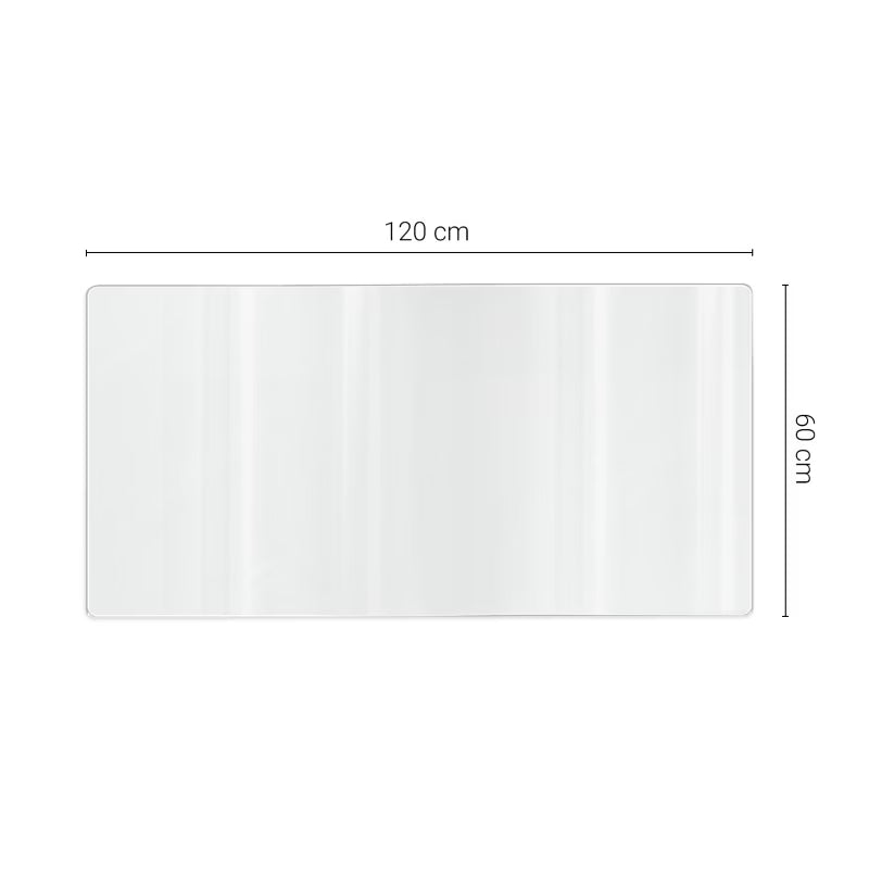 Bordbeskytter 120x60 cm Transparent