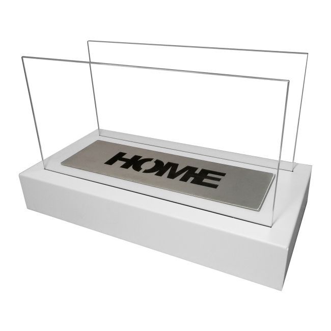 Bordbiokamin Home 36x18x22 cm Hvid