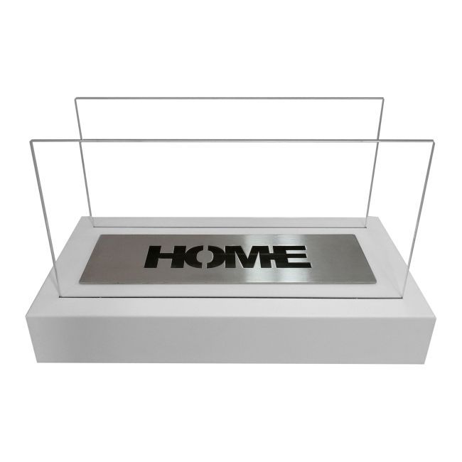 Bordbiokamin Home 36x18x22 cm Hvid