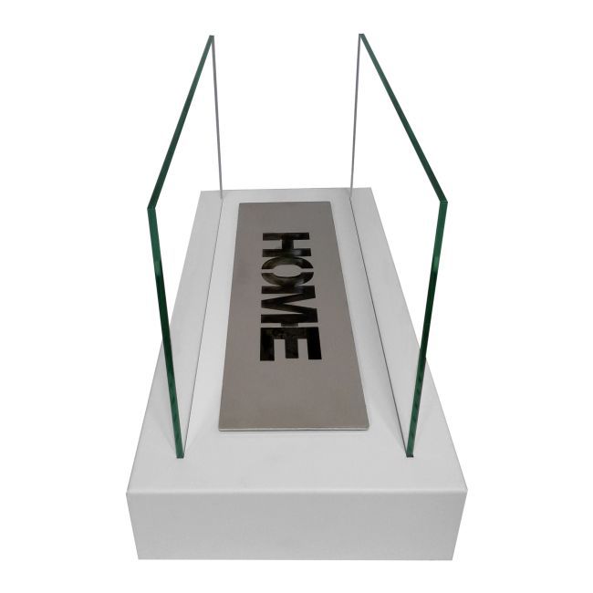 Bordbiokamin Home 36x18x22 cm Hvid