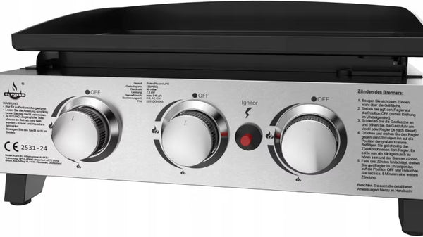 Bordgasgrill Austin III 50x48 cm 7,5 kW