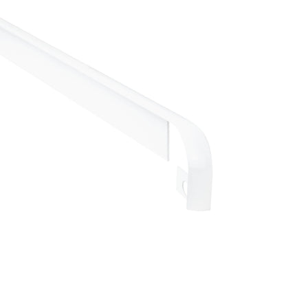 Bordpladeprofil 28 mm 62 cm Hvid