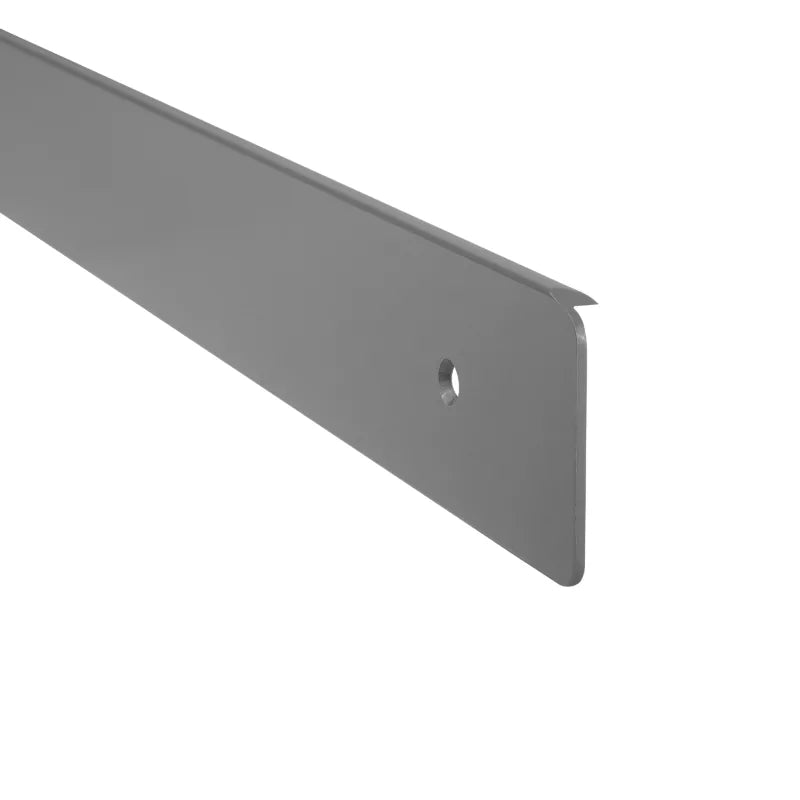 Bordprofil Højre 38 mm 62 cm Mørkegrå Aluminium