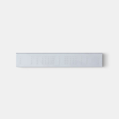 Boreskabelon Cicely 50x8 cm Transparent
