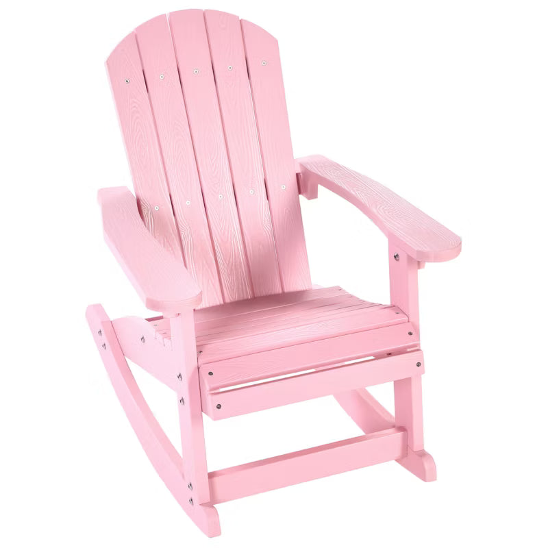 Børne Gyngestol Adirondack 52x68 cm Pastel Rosa