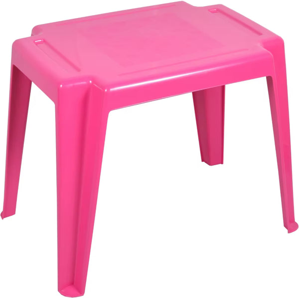 Børnebord 59x45,5 cm Pink Plastik