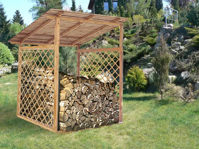 Brændely 164x164x220 cm Trykimprægneret Træ Natur | 5908283367030