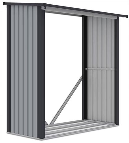 Brændely Denver 182x89x190 cm Lysegrå Stål