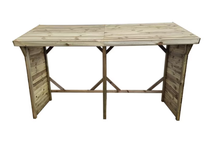 Brændely Dobbelt 280x111 cm Trykimprægneret Fyrretræ