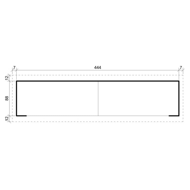 Brændely M203 4 m² Natur Træ