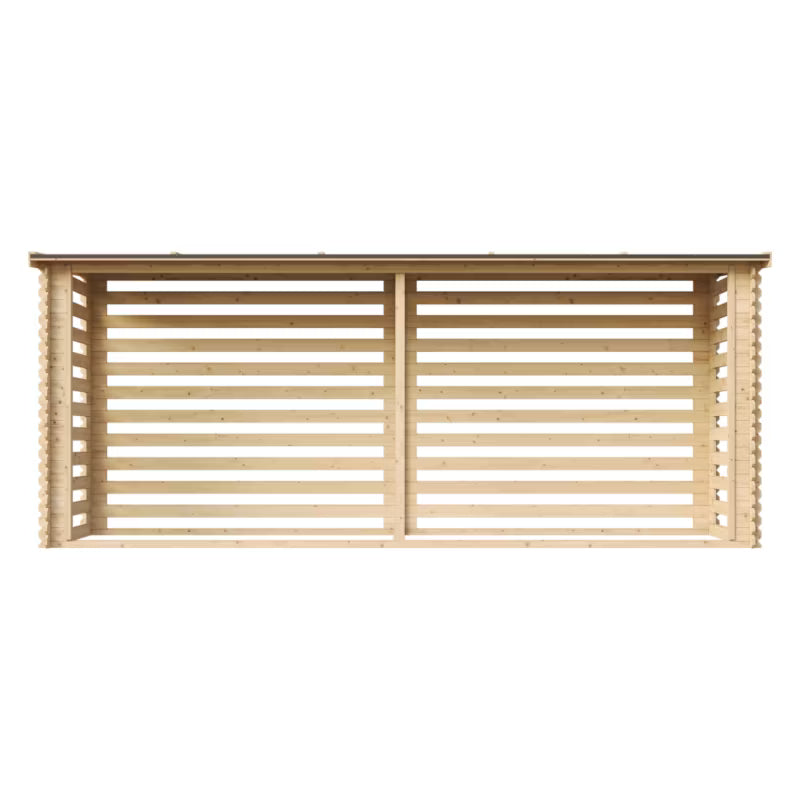Brændely M203 4 m² Natur Træ
