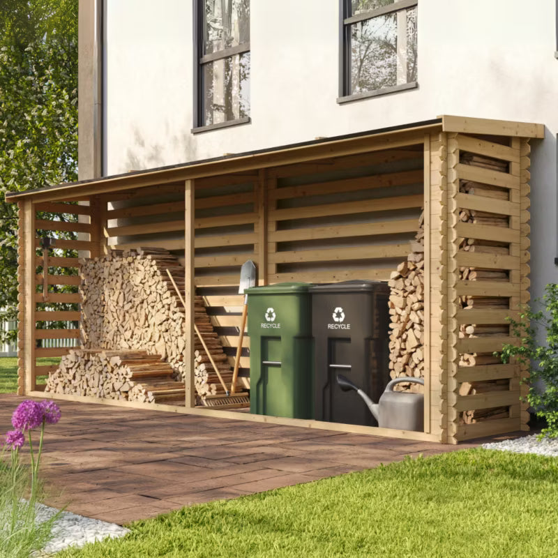 Brændely M203 4 m² Natur Træ