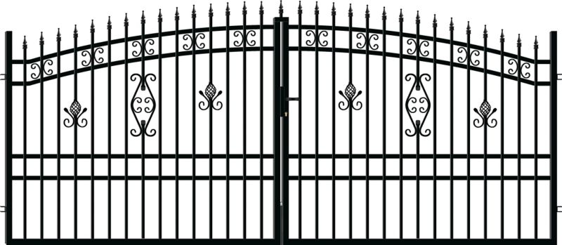 Tofløjet indkørselsport Polargos Alicja 2 400 x 175 cm