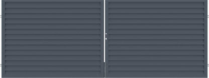 Tofløjet Polargos Imperial indkørselport 400 x 150 cm med lås