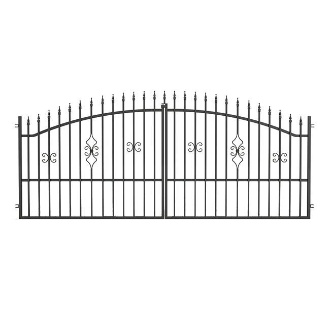 Tofladet indkørselport Polargos Tola 2 300 x 150 cm