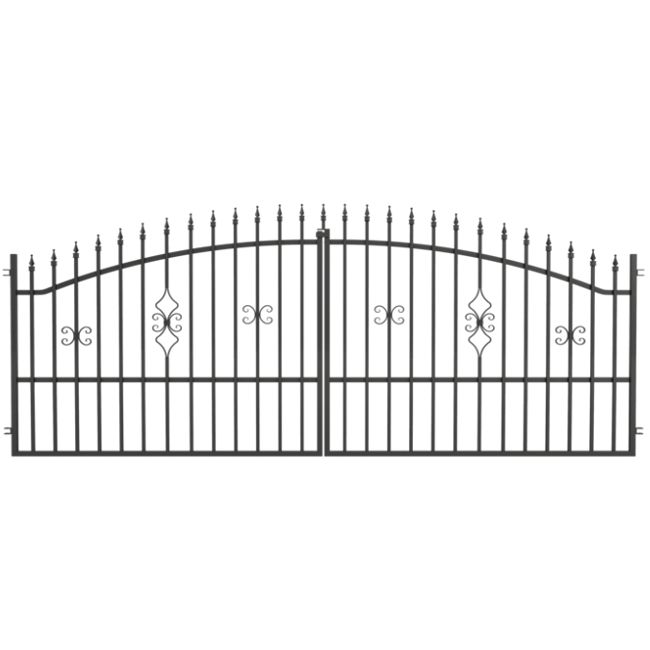 Dobbeltfløjet port Polargos Tola 2 350 x 150 cm