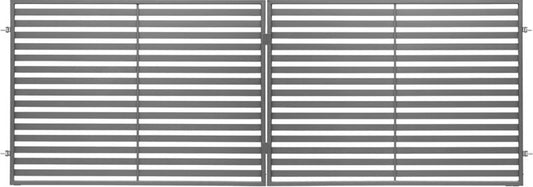 Tofløjet indkørselport Polbram Steel Group Brava 350 x 150 cm