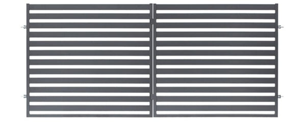 Tofløjet port Polbram Steel Group Lara 350 x 154 cm