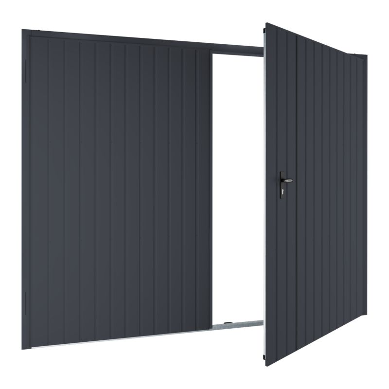 Bramegaragedør 2500x2125 mm RAL 7016