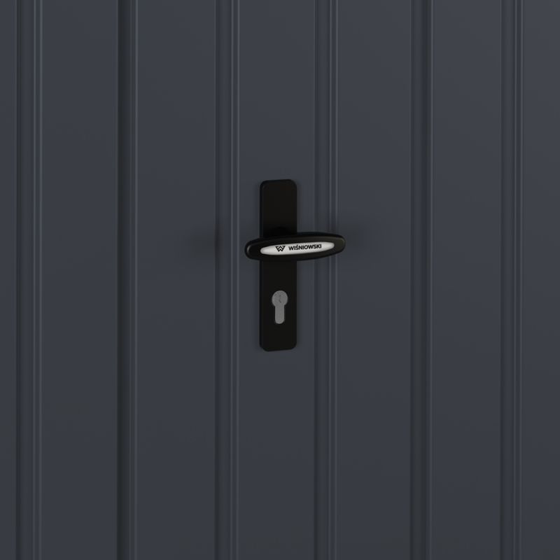 Bramegaragedør 2500x2125 mm RAL 7016