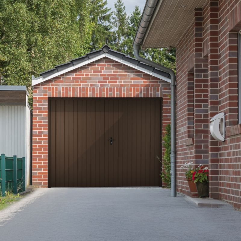 Brama Garageport Dobbel 2500x2125 mm RAL 8014
