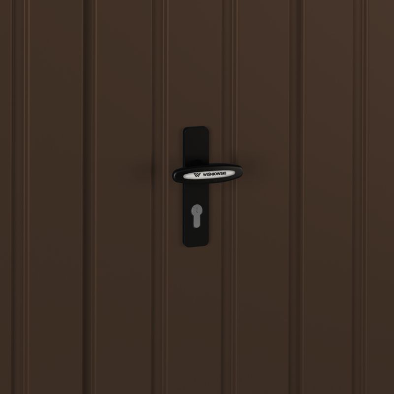 Brama Garageport Dobbel 2500x2125 mm RAL 8014