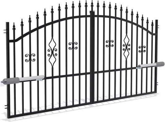 Dobbeltfløjet port med automatisk betjening Polargos Tola 2 150 x 300 cm