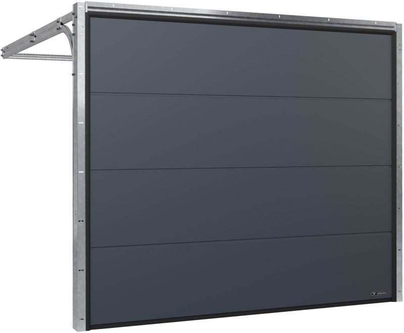Segmenthejsport Nobla 2500x2125 mm Antracit med Motor