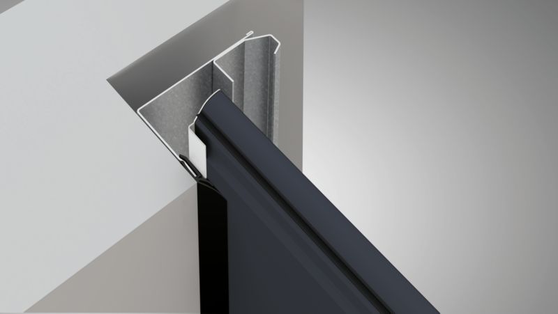 Segmenthejsport Nobla 2500x2125 mm Antracit med Motor
