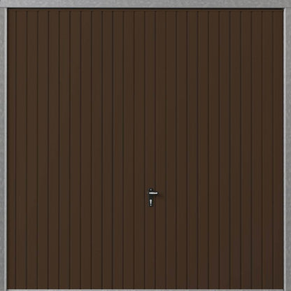 Bramegaragedør 2375 x 2000 mm Brun
