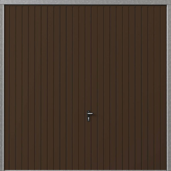 Bramegaragedør 2375 x 2000 mm Brun