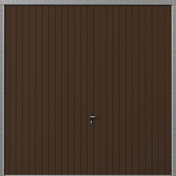 Bramegaragedør 2375 x 2000 mm Brun