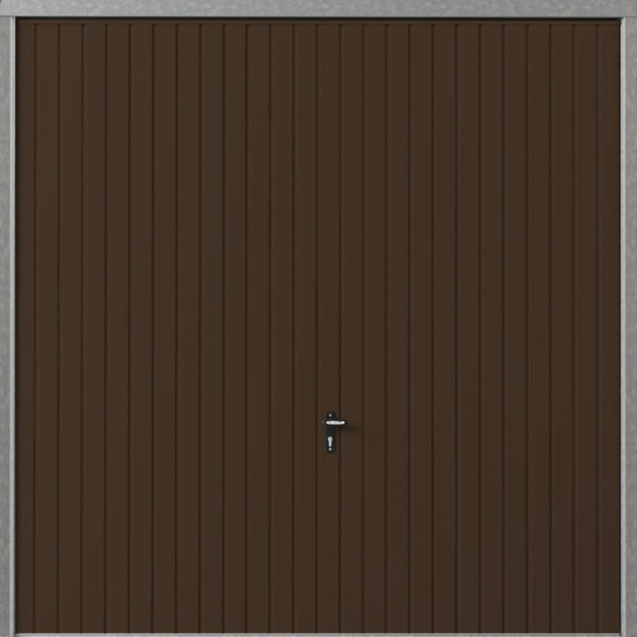 Bramegaragedør 2500 x 2000 mm Brun