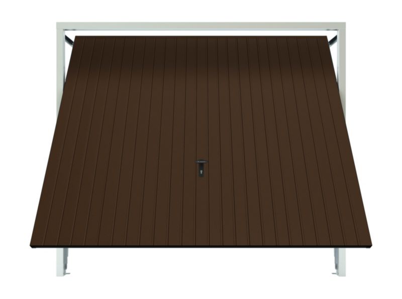 Bramegaragedør 2500 x 2000 mm Brun