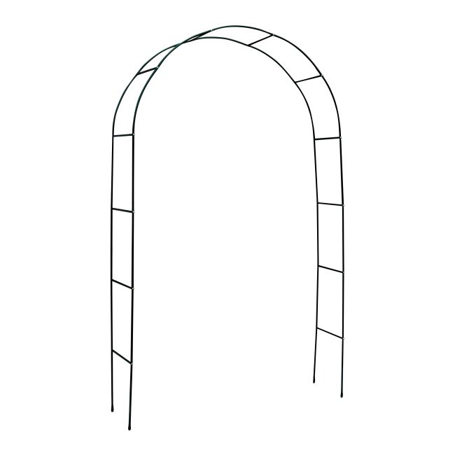 Metallisk blomsterport til roser 240 x 140 x 38 cm