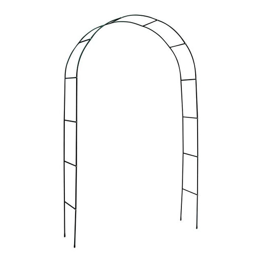 Metallisk blomsterport til roser 240 x 140 x 38 cm
