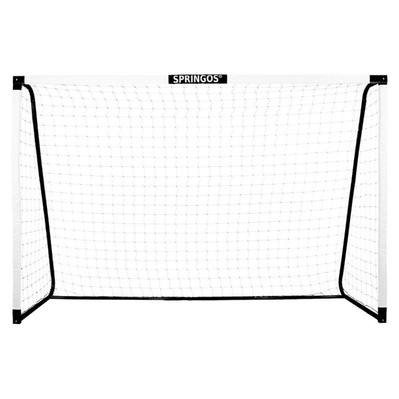 Metal fodboldmål til træning Springos 300 x 200 x 90 cm med monteringspløkker, 1 stk.