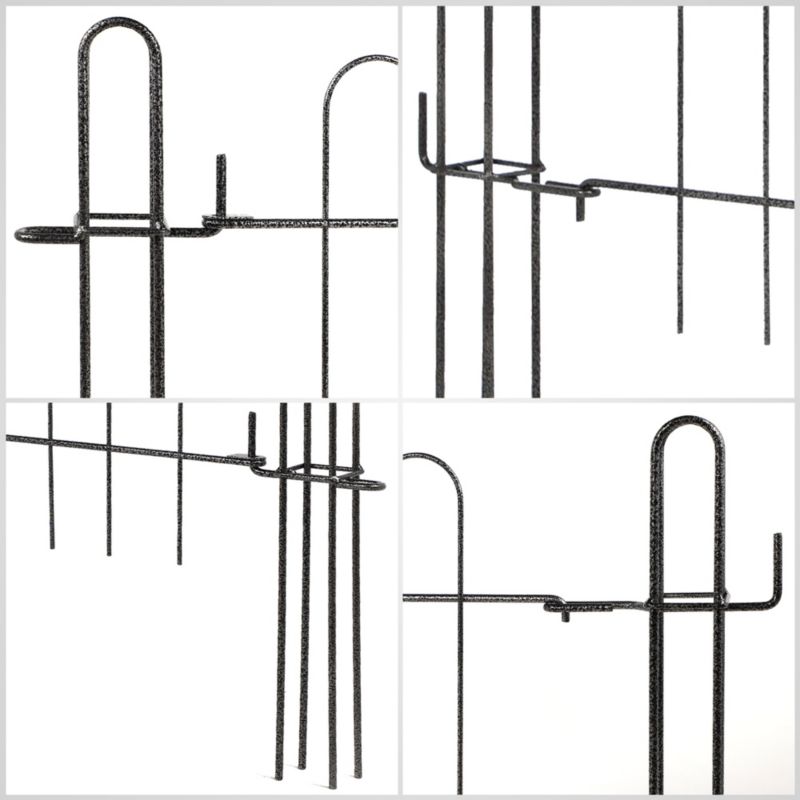 KADAX klassisk haveport med metalpanel, 72 cm, 1 stk.