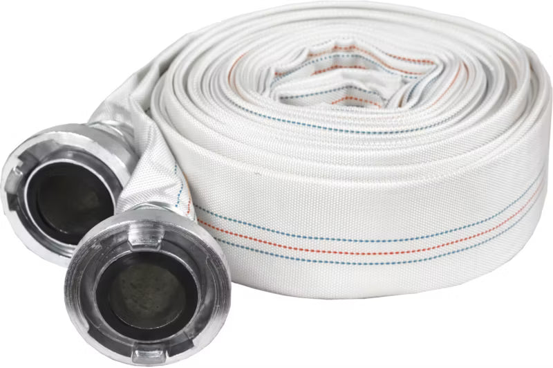 Brandslange 2" 20 m Hvid
