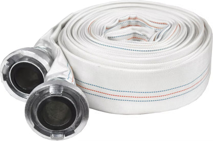 Brandslange 2" 20 m Hvid