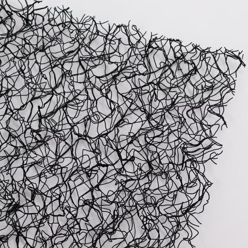 Bredmåtte 1 m UV-Stabil Sort 20 mm