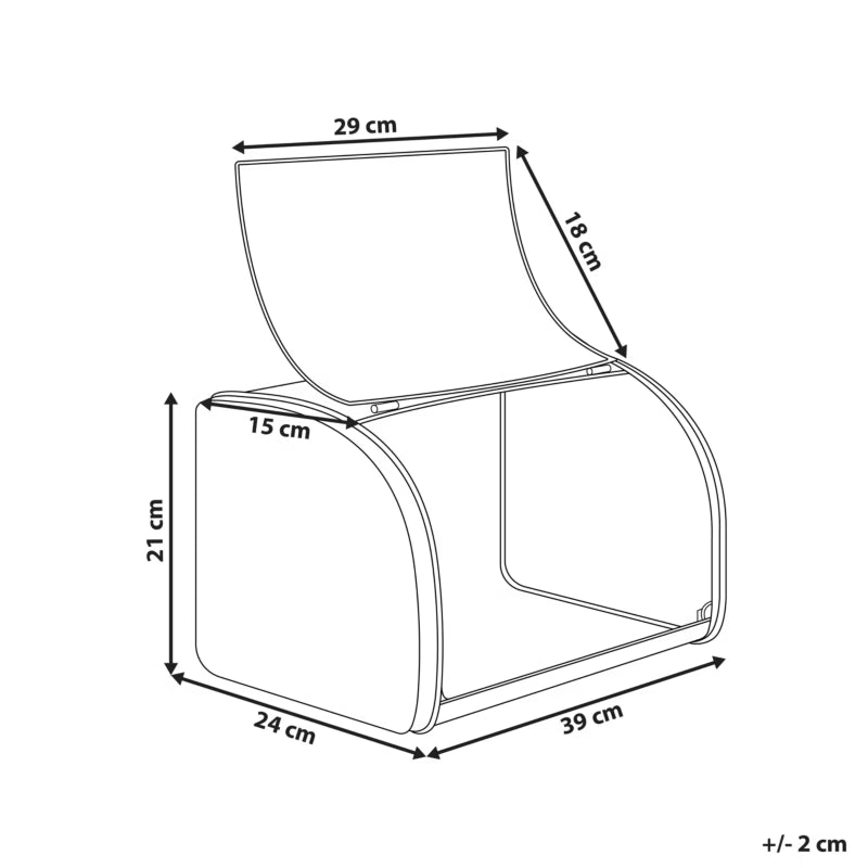 Brødkasse Metal Hvid