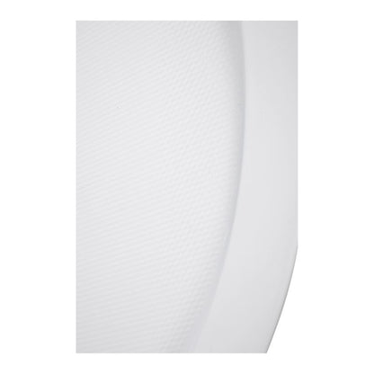 Akrylbrusebad Halvrund 90x90x15 cm Hvid